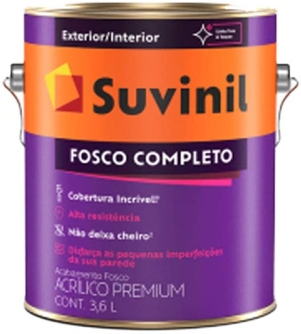 SUVINIL ACRILICO FOSCO 3.6LTS BRANCO NEVE