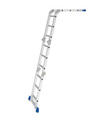 Escada Aluminio Mor Multifuncional 4 x 3 - 12 Degraus