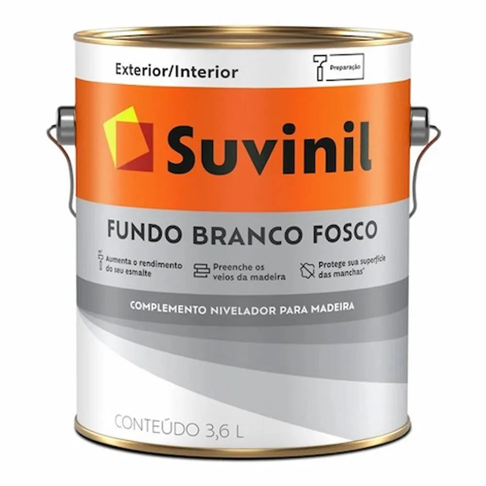 SUVINIL FUNDO BRANCO FOSCO 3,6LTS