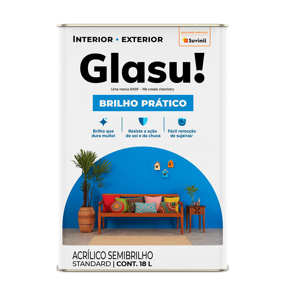 SUVINIL GLASURIT ACRILICO SEMI-BRILHO BRANCO 18LTS