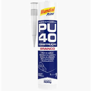 SELANTE PU 40 MUNDIAL PRIME BRANCO 400GR