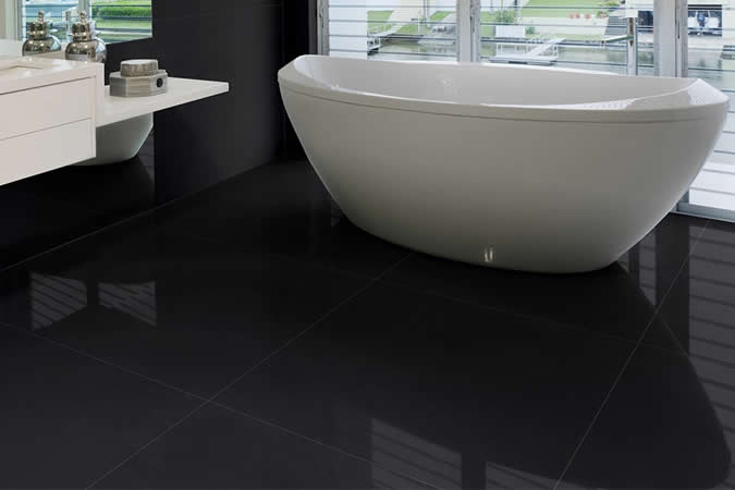 PORCELANATO DELTA 84X84 A NERO-84 POLIDO ESM.RET. 2,80M2