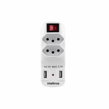 ADAPTADOR 2 TOM.+2 USB INTELBRAS EAC 1002