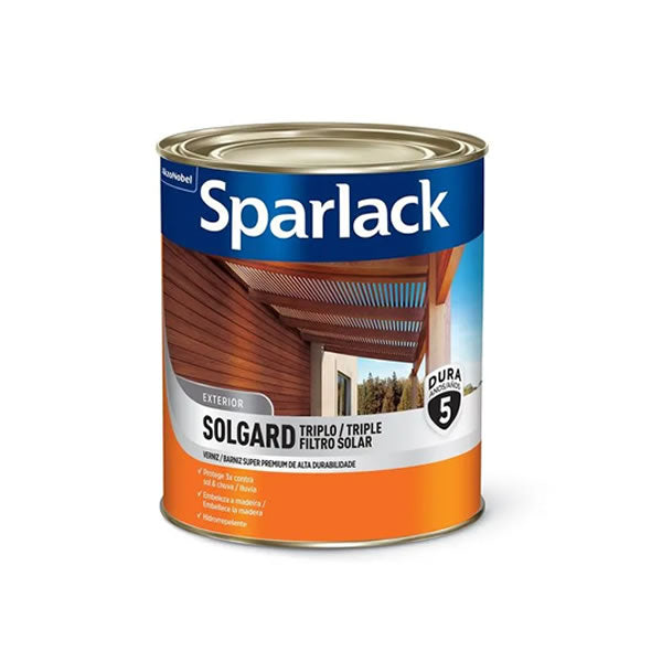 SPARLACK/SOLGARD TRIPLO FILTRO SOLAR BRIL. 900ML MOGNO