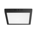 PAINEL LED 18W LYS QUADRADO SOBREPOR PRETO 6500K