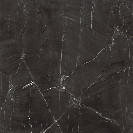 PORCELANATO ELIZAB. 62X62 C NERO REALE ESM POL 1,54M²