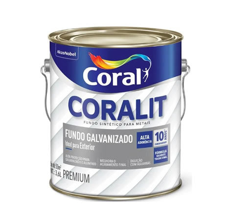 Fundo para Galvanizado Coralit 3,6 - Branco Fosco