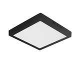 PAINEL LED 18W LYS QUADRADO SOBREPOR PRETO 3000K