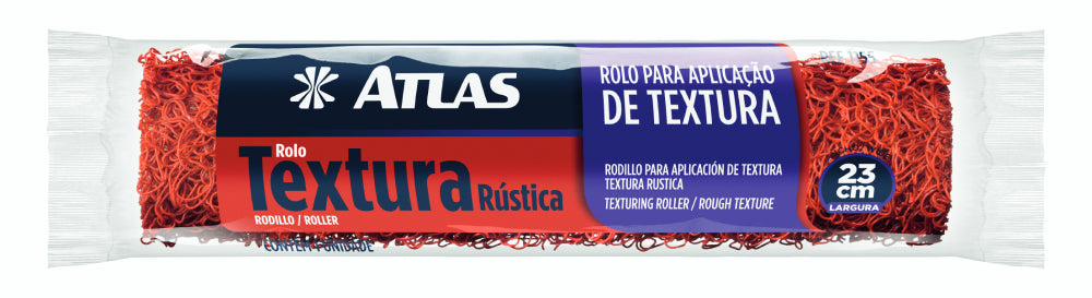 ATLAS ROLO TEXTURA RUSTICA 1155 23CM