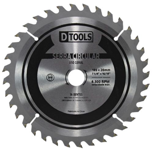 SERRA CIRCULAR COM VIDEA 7 1/4 40 DENTES - DTOOLS