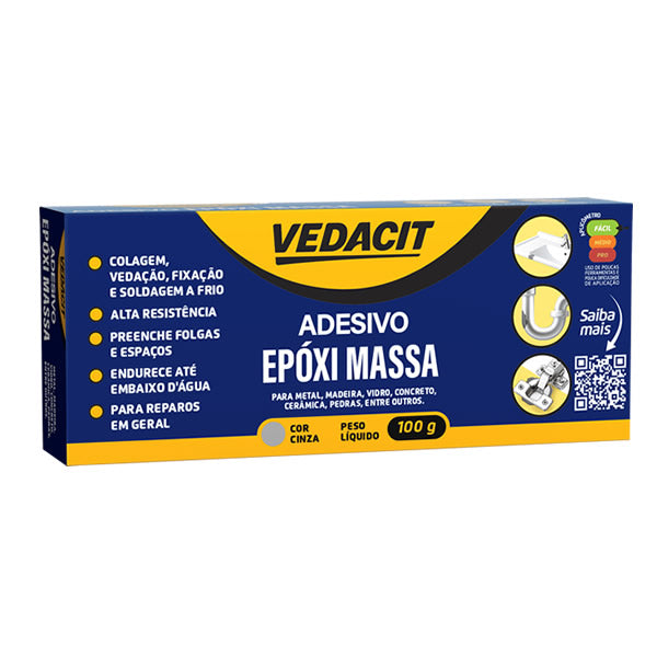 VEDACIT ADESIVO EPOXI MASSA/ 100G