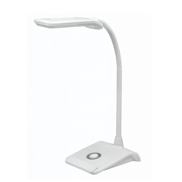 LUMINARIA TASCHIBRA MESA TLM FLEX LED BRANCO