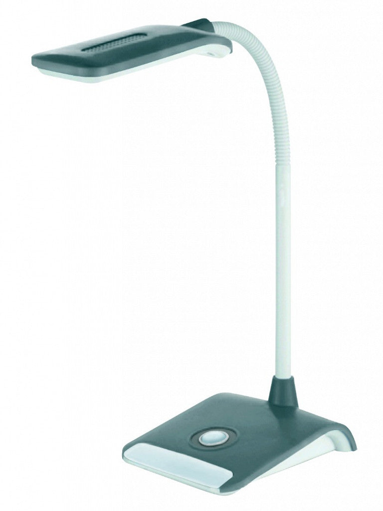 LUMINARIA TASCHIBRA MESA TLM FLEX LED CINZA