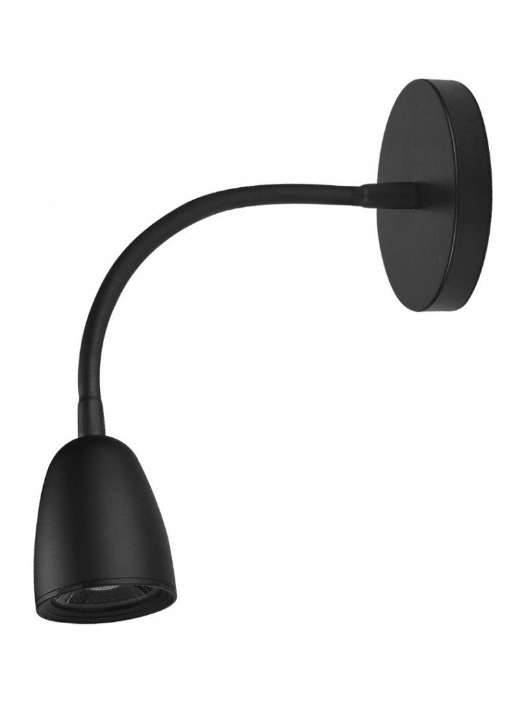 ARANDELA TASCHIBRA LED DIRECT ARTIC. 4W 3000K PRETO