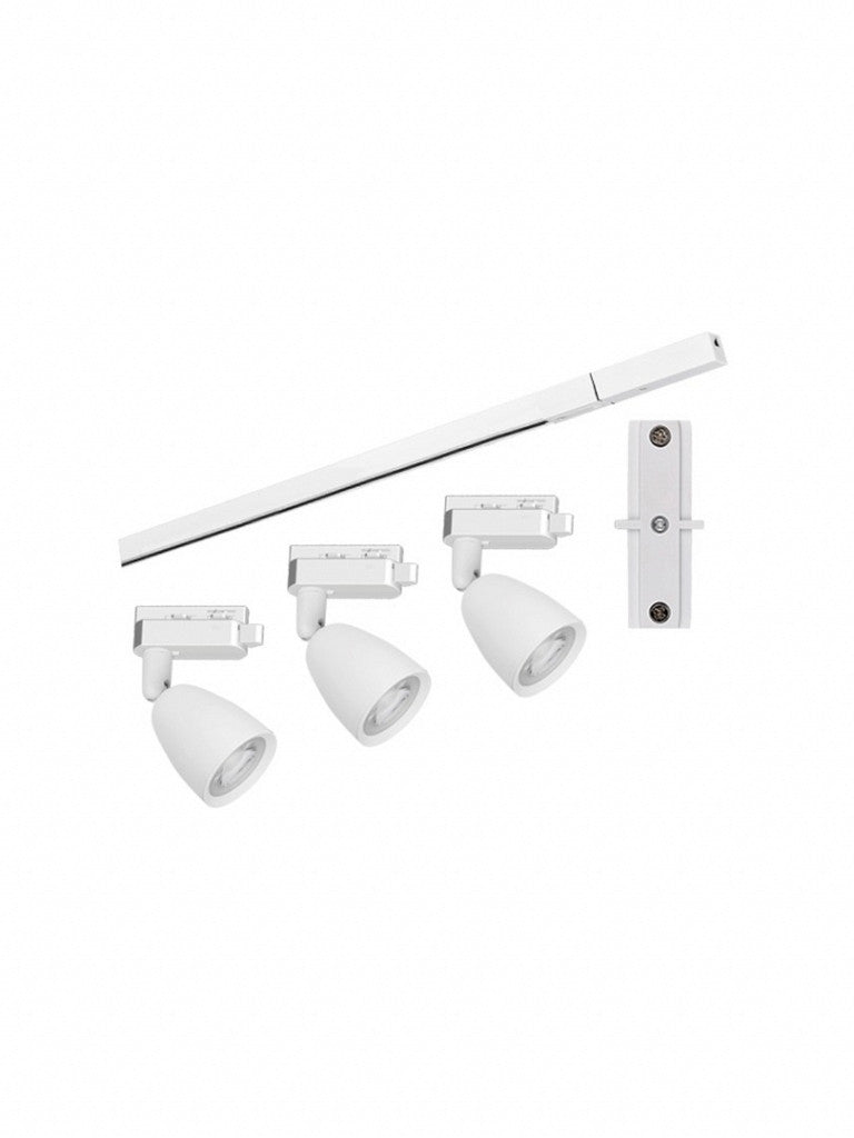 KIT TRILHO TASCHIBRA DIRECT LED 6500K BRANCO