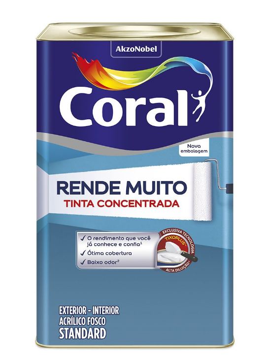 Tinta Acrilica Concentrada Coral Rende Muito 16L - Camurça