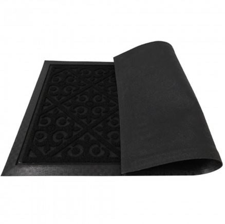 TAPETE KAPAZI WATERKAP RESIDENCIAL 45CM X 75CM PRETO