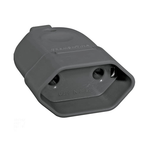 PLUG FEMEA 2P 10A PRETO TRAMONTINA