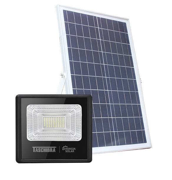 REFLETOR LED SOLAR TR SUN TASCHIBRA 40W 6500K PRETO