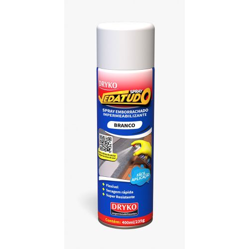 SPRAY VEDATUDO IMPERMEABILIZANTE BRANCO 400ML - DRYKO