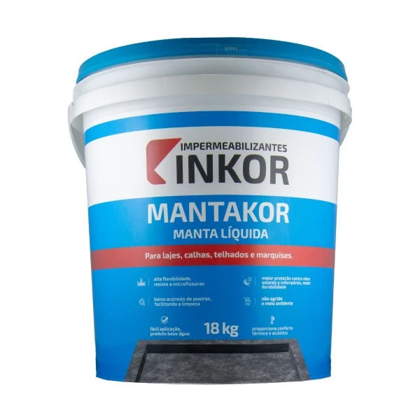 IMPERMEABILIZANTE MANTAKOR MANTA LIQUIDA BRANCA 18KG