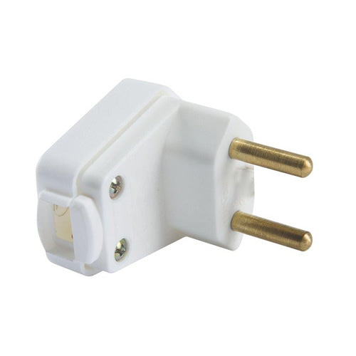 PLUG MACHO 90 2P 20A BRANCO C/PRENSA CABO TRAMONTINA