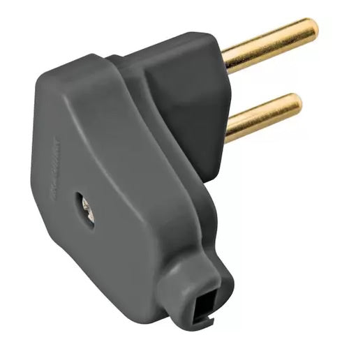 PLUG MACHO 90 2P 10A PRETO TRAMONTINA