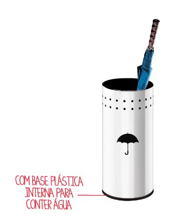 BRINOX PORTA GUARDA-CHUVA INOX