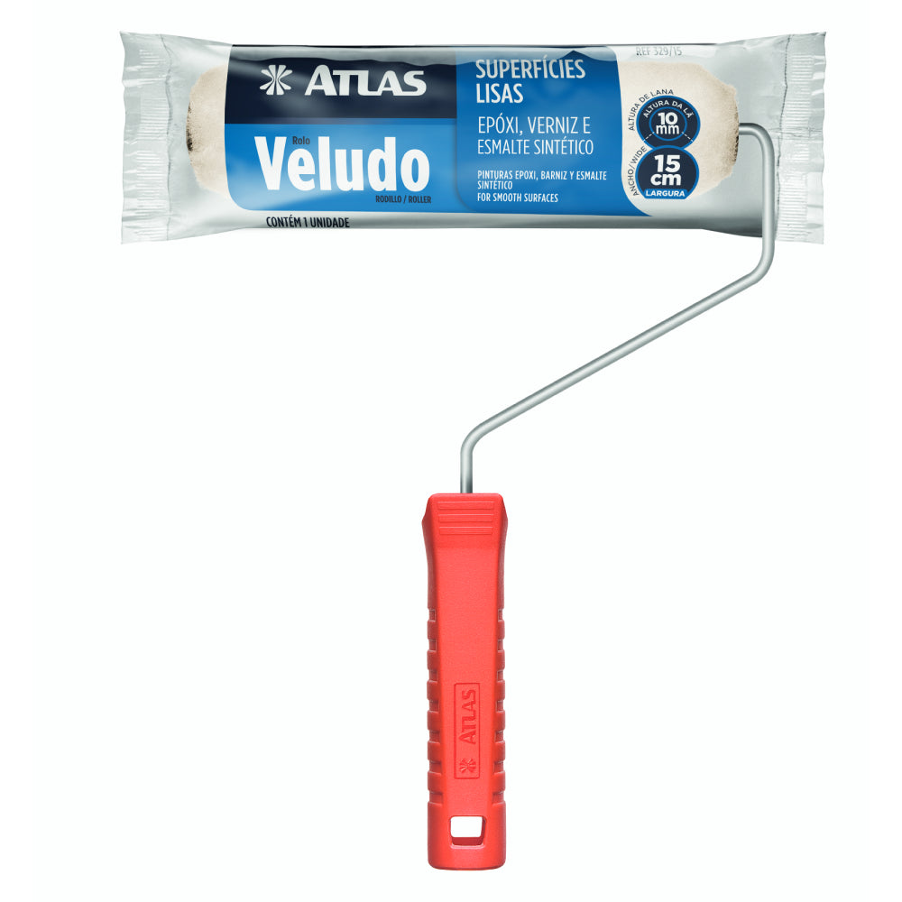 ATLAS ROLO VELUDO 329/15 15CM