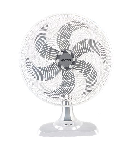 VENTILADOR VENTISOL OSC MESA TURBO 6P 50CM 127V BRANCO/CINZA