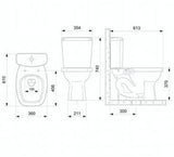 Kit Completo Bacia Com Caixa Acoplada Incepa Art - Branca