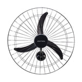 VENTILADOR VENTISOL OSC PAREDE PRETO 60CM NEW 127V PREMIUM