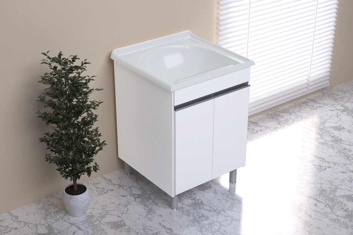 AJR ARMARIO LAVANDERIA AMELIA 60CM BRANCO C/TAMPO