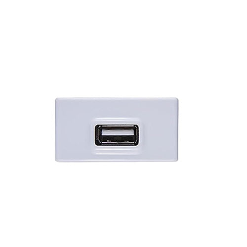 TRAMONTINA LIZ / GIZ MODULO TOMADA USB 1,5A BIV BRANCO