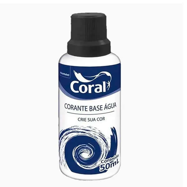 CORANTE LIQ.CORAL 50 ML PRETO