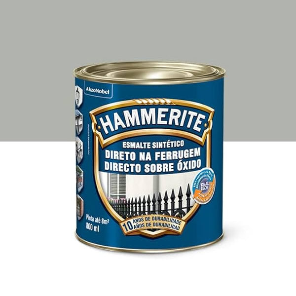 HAMMERITE ESMALTE SINT. 800ML PRATA