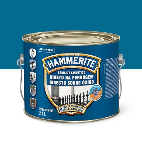 HAMMERITE ESMALTE SINT. 2.4LTS AZUL