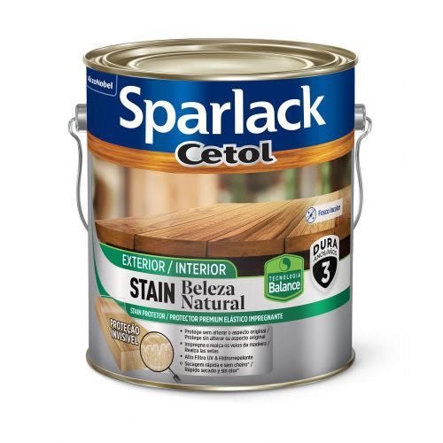 SPARLACK STAIN BELEZA NATURAL INCOLOR FOSCO BALANCE 3,6L