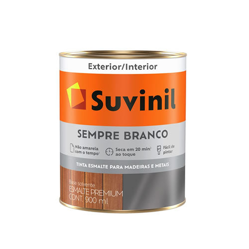 SUVINIL ESMALTE ACET SEMPRE BRANCO 0,9L