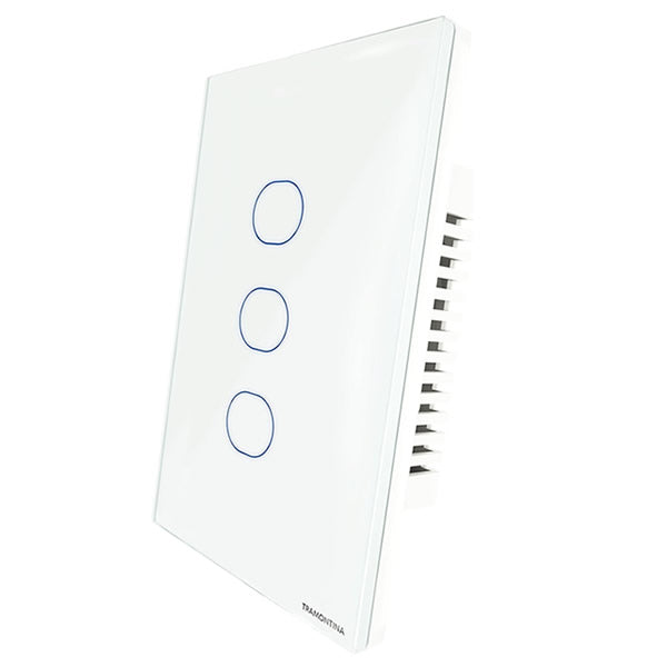 INTERRUPTOR 3 TEC ONNE SMART 10A BIVOLT BRANCO TRAMONTINA