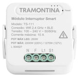 MODULO INTERRUPTOR 1 CANAL SMART WIFI+BLE 100-240V