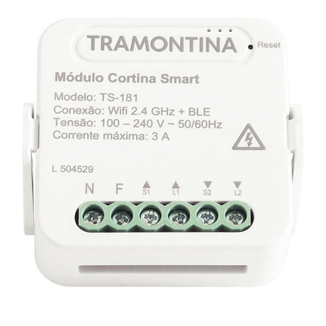 MODULO CORTINA 1 CANAL SMART WIFI+BLE 100-240V