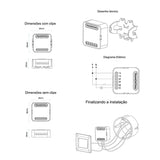 MODULO DIMMER 1 CANAL SMART WIFI+BLE 100-240V