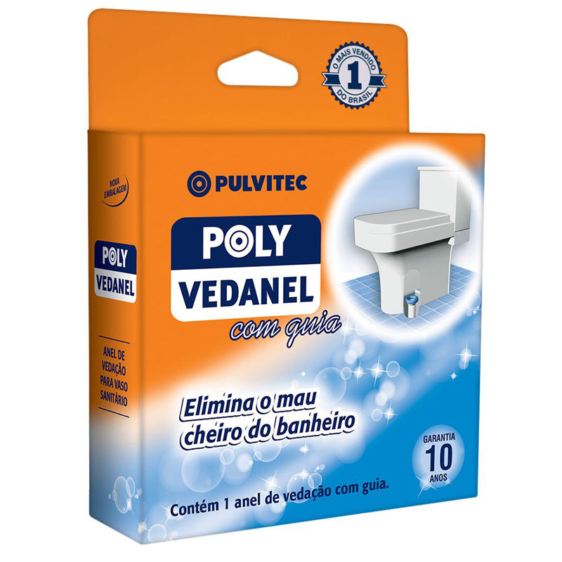 ANEL CERA P/VASO SANITARIO C/GUIA PULVITEC