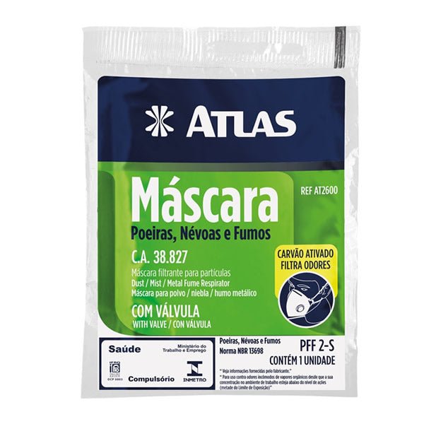 ATLAS MASCARA C/VALVULA AT2600