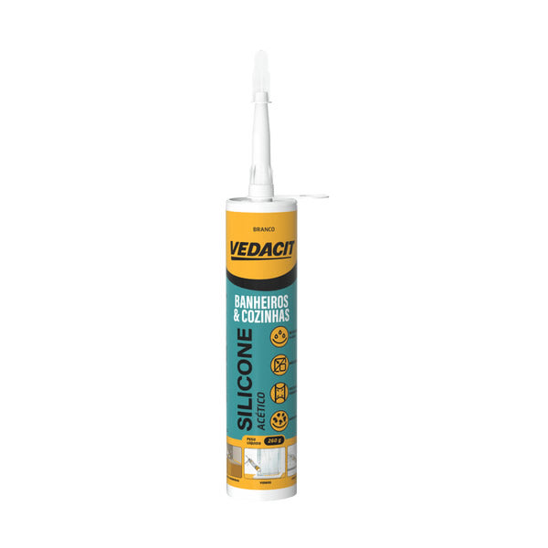 VEDACIT SILICONE ACT BC BRANCO / 260GR