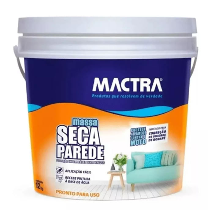 MACTRA MASSA SECA PAREDE 12KG CORAL