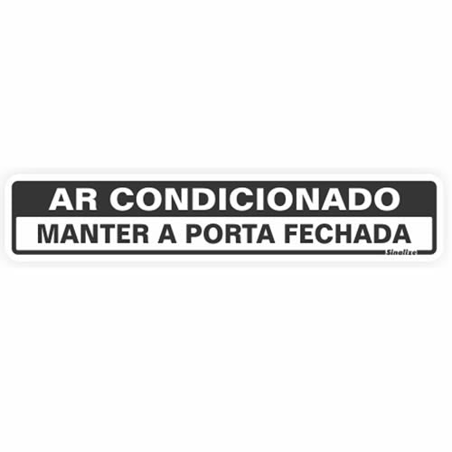 PLACA POLIESTIRENO 5X25-AR CONDICIONADO MANTER PORTA FECHADA
