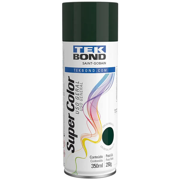 TINTA SPRAY USO GERAL TEKBOND VERDE ESCURO 350ML