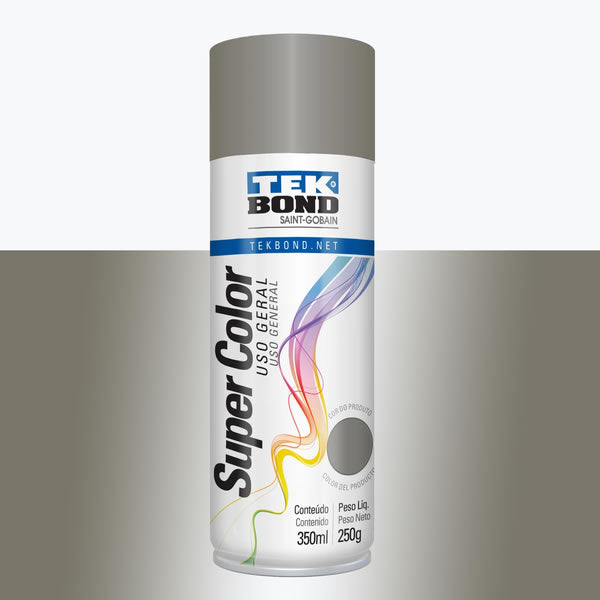 TINTA SPRAY USO GERAL TEKBOND  PLATINA 350 ML